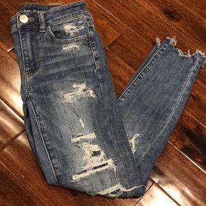 Women’s American Eagle high rise cropped jeggings